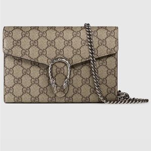 gucci dionysus GG supreme chain wallet